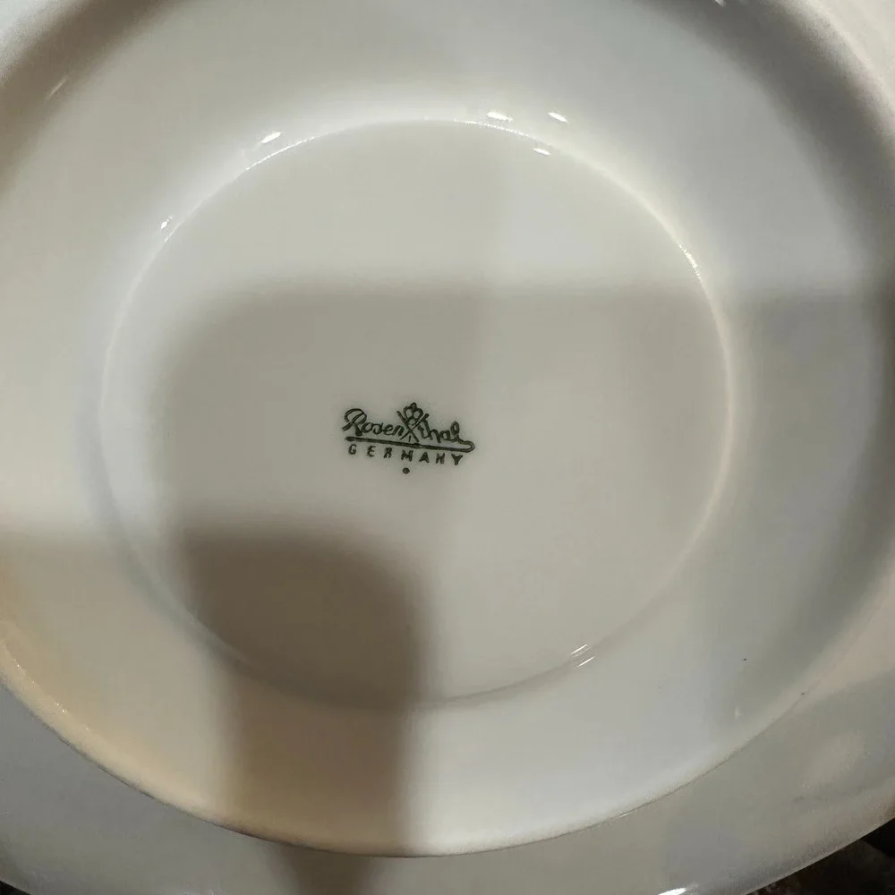 Rosenthal Classic Rose Creamer Sugar Bowl Saucer Plate Set Raymond Loewy Germany